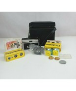Vintage Kodak INSTAMATIC Camera, Flashcubes, Accessories, Manual &amp; Case ... - $29.09