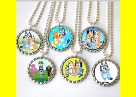 Bluey cartoon 30 Necklaces Necklace Birthday party favors gifts for Good... - £25.22 GBP