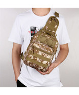 Men Women Shoulder Bag Sling Crossbody Chest Oxford Travel Military Back... - £19.80 GBP