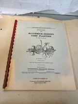 McCormick-Deering Corn Planters 102 104 Owner&#39;s Manual Repair Parts Sett... - $11.88
