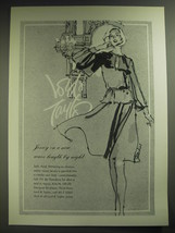 1974 Lord &amp; Taylor Theodore for dba Dress Ad - Jersey on a new wave-length - £14.78 GBP