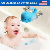 Baby Bath Spout Cover Faucet Protector Bathroom Bathtub Silicone Cover Toys Blue - £17.29 GBP