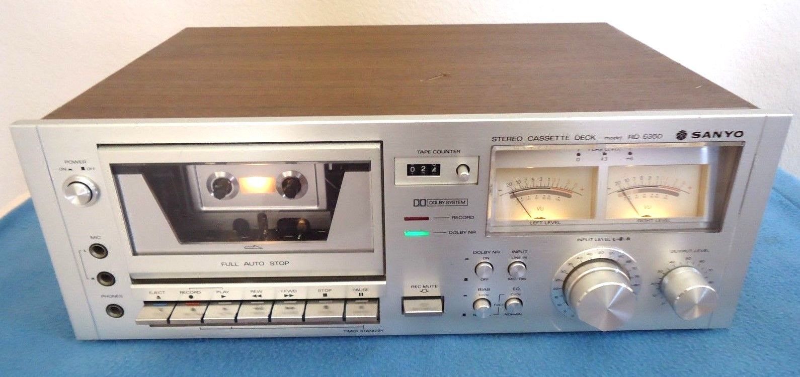 Sanyo RD5350 Cassette Deck Recorde, Japanese, See Video ! Vintage