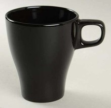IKEA (1) FÄRGRIK Stackable Coffee Mug Black Gloss Color by IKEA Made In Sweden - £11.00 GBP