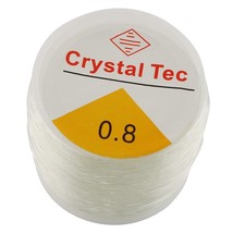 Beading Wire Stretch Thread 100M/Roll 0.8Mm Elastic Crystal Line Cord St... - £11.73 GBP