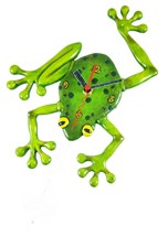 Scratch &amp; Dent Allen Designs `Frog Fly` Wall Clock - £54.60 GBP