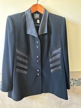 VTG SIONI COUTURE Black Blazer SZ US 18 - $99.00