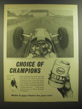 1964 Esso Extra Motor Oil Ad - Choice of champions - $18.49