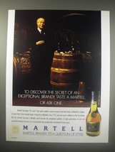1990 Martell Brandy Ad - To discover the secret of an exceptional brandy - £14.49 GBP