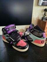 Osiris Womens NYC 83 SLM Black Pink Teal High Top Sneakers Shoes Size 8 - $145.95