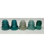 Vintage Hemingray 42 Made in USA Glass Insulator Clear. - $647.08 MXN