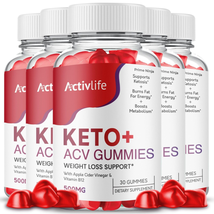Activlife ACV Keto Gummies, Activ Life Gummies Maximum Strength (5 Pack ) - £101.31 GBP
