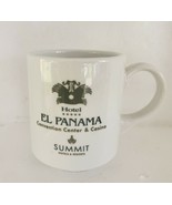 EL PANAMA Hotel &amp; Casino Convention Center White Ceramic Coffee Mug Pana... - $26.72