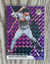 2021 Panini Mosaic Baseball Alex Bregman PURPLE CAMO /49 #153 - £17.77 GBP