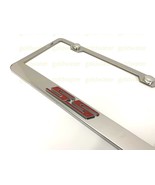 3D SS Badge Emblem Stainless Steel Chrome Metal License Plate Frame Supe... - $23.13