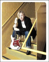 Kenny Wayne Shepherd with his Fender Stratocaster guitar 2004 pin-up photo - £3.32 GBP