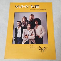 Why Me by Dennis DeYoung Sheet Music 1979 - £6.54 GBP