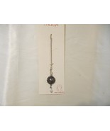 Department Store  5&quot;Silver Tone Grey Stone &amp; Sim.Pearl Hair Jewelry Pend... - $274.48 MXN