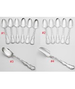RARE ANTIQUE STERLING SILVER SPOONS SHOURDS ADCOCK &amp; TEUFEL 1891 CONTEMP... - $1,373.13 MXN+
