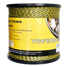 Upgraded Electric Fence Polywire 3366 Feet 1026 Meters, 6 Stainless Stee... - £92.76 GBP