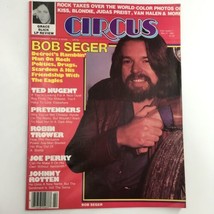 Circus Magazine May 27 1980 Bob Seger Cover &amp; Van Halen Poster No Label - £24.48 GBP