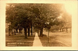 RPPC Residences On Main Street View Friendship New York NY 1912 Postcard - £7.00 GBP