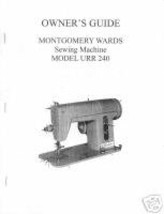 Wards Montgomery Ward Signature URR 240 Manual Owner  - $12.99