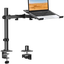 Single Laptop Tray Desk Mount For 13-17 Inch Laptop Notebook, Fully Adjustable L - £56.18 GBP