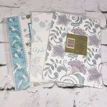 Vintage Wedding Wrapping Paper Lot of 3 New Packages  - $19.79