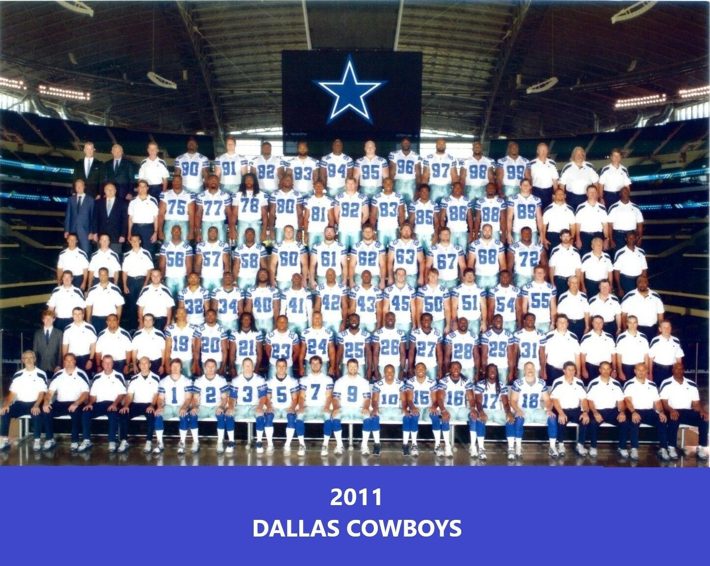 Primary image for 2011 DALLAS COWBOYS 8X10 TEAM PHOTO FOOTBALL PICTURE NFL