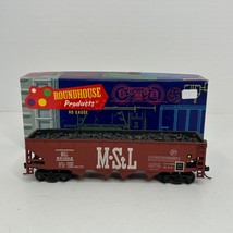 HO Scale MStL 40’ 4-Bay Hopper Red Car MSTL RD #541002 w Rock Load - $16.93