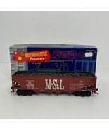 HO Scale MStL 40’ 4-Bay Hopper Red Car MSTL RD #541002 w Rock Load - $22.99 CAD