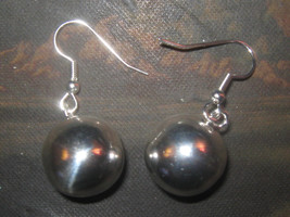 NEW Beautiful Shiny 20mm Silver Plated Chime Harmony Ball Earrings - £12.62 GBP