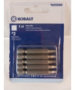 Kobalt, 0459089, 5-Pc, 2 Inch,  Square #2 Bit, High Grade S2 Tool Steel - $5.58 CAD