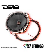 DS18 6x9&quot; LED RGB Acrylic Glass Ring for Speakers and Subwoofers LRING69 - £63.68 GBP