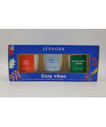 Sephora Cozy Vibes Mini Candle Set - Apple Spice, Cozy Cabin, Gingerbrea... - $29.69