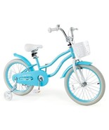 14/16/18 Inch Kids Bike with Dual Brakes and Adjustable Seat-18 inches -... - €153,14 EUR
