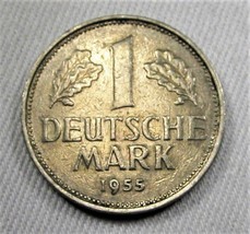 1955-G Germany 1 Mark CH VF AD582 - £96.43 GBP