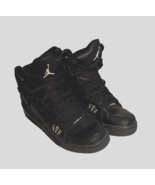 Nike Air Jordan Flight Boys Size 7Y Black Athletic Shoes Sneakers 538699... - £34.19 GBP