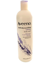 Aveeno Positively Nourishing Calming Body Wash Lavender Chamomile 16 Fl Oz - £40.02 GBP