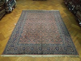 8&#39; x 10&#39; Rug Hand Knotted Persian Old Design Rug Semi-Antique Rare - £1,087.13 GBP