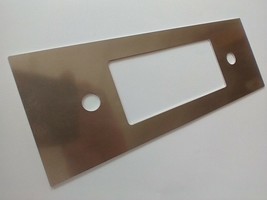 DIN to Shaft &amp; Knob Style Radio Dash Panel Repair Restoration Plate or Faceplate - £14.47 GBP