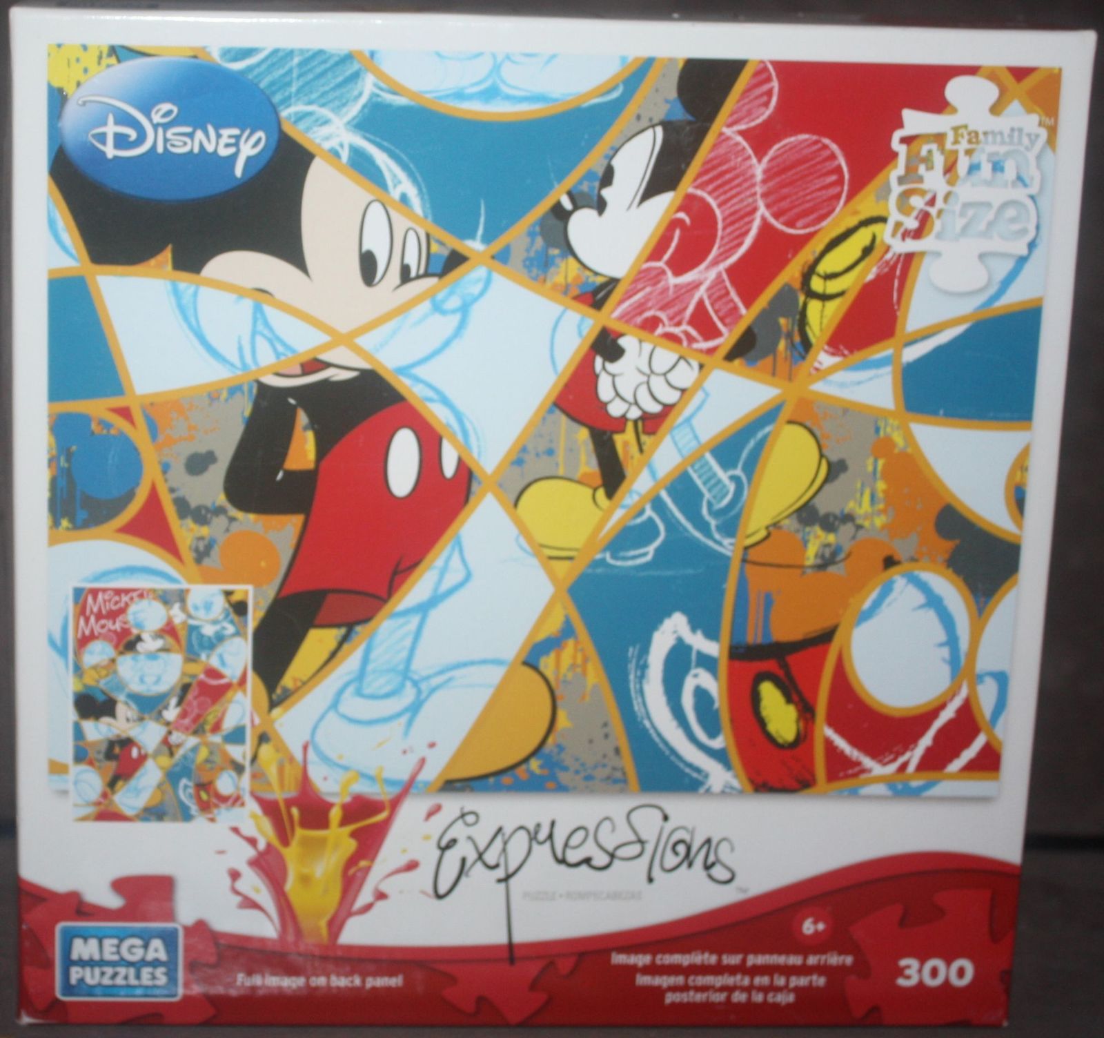 2014 Mega Puzzles Disney Expressions 300 Piece Puzzle - Complete - $10.00