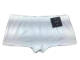 TOMMY HILFIGER WOMENS &amp; TEENS SEXY BOYSHORT PANTY SIZE M WHITE LOW RISE NEW - £12.11 GBP