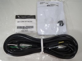 Tech Lighting Plug Option Black 700A1-BLK NEW - $19.80