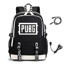 Playerunknown's Battlegrounds Backpack Men Print PUBG Students School Bag Women  - £42.23 GBP