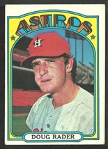 Houston Astros Doug Rader 1972 Topps Baseball Card #536   - £2.35 GBP