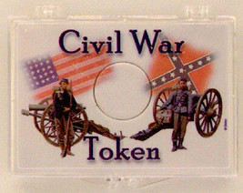 Civil War Soldiers - Token 2x3 Snap Lock Coin Holder, 3 pack - £7.17 GBP