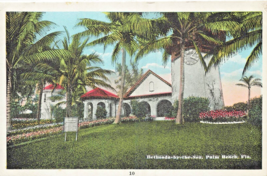 Palma Spiaggia Florida ~ Bathesda Da The Sea Episcopale Chiesa Lago Trail ~1920 - £6.11 GBP