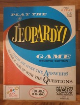 Vintage Jeopardy! Board Game Second Edition 1964 #4457 TV Game Show - £18.78 GBP